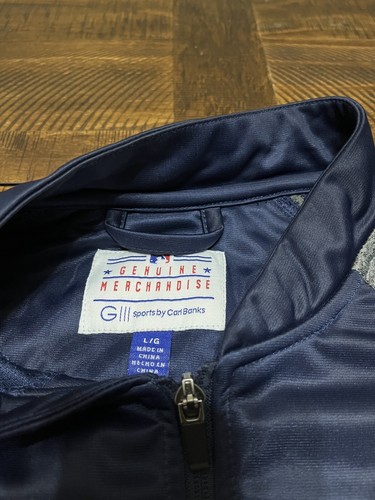 Cleveland Indians Pullover Adult Large 1/4 Zip Blue Genuine Merchandise Guardian - Picture 4 of 8