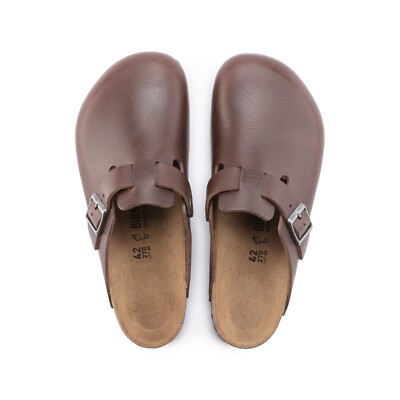 Birkenstock - Boston Leather Vintage Wood Roast (NEW W/ TAGS) Birkenstock Boston Grip Leather (Vintage Wood Roast) Men main image 4