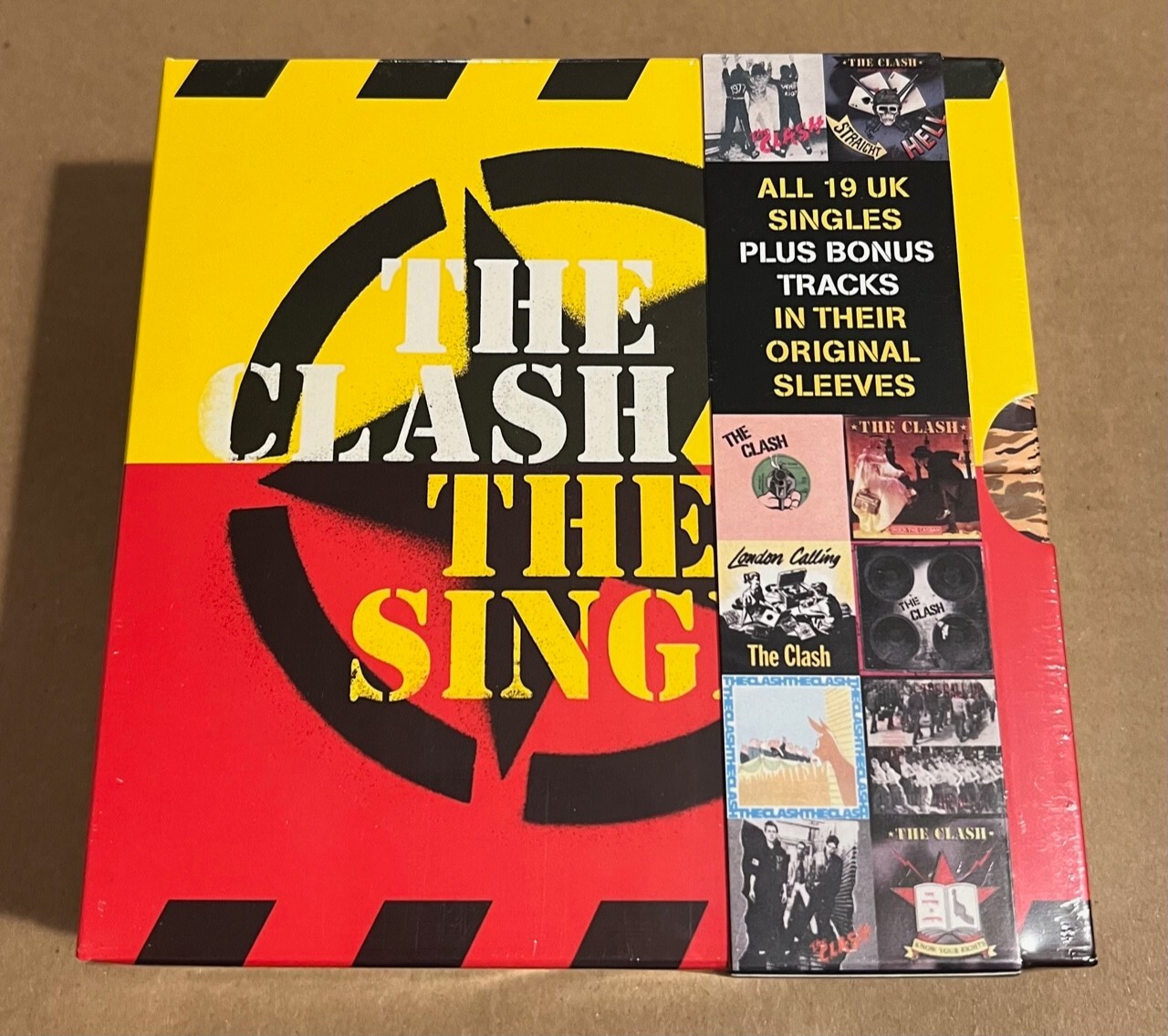 The Clash - The Singles RARE out of print 19 CD single box set (SEALED)