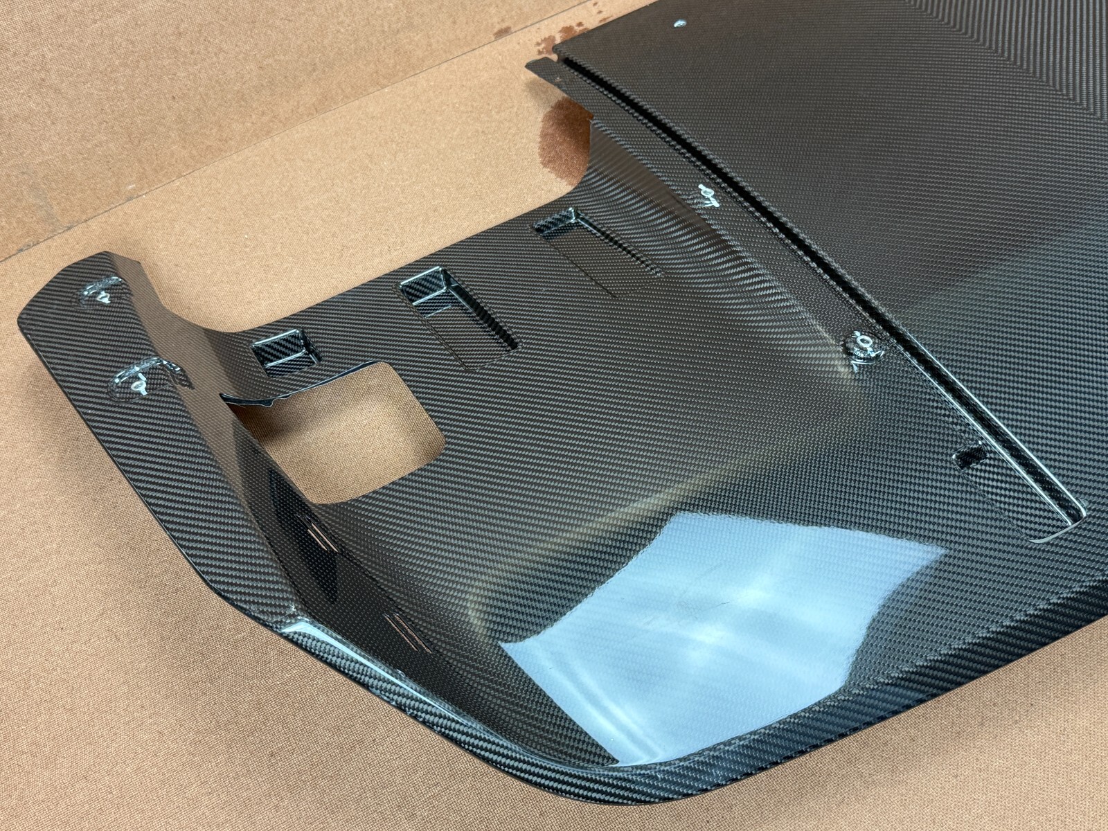 Nice! 2019-2023 Aston Martin DBS Rear Bumper Carbon Fiber Diffuser Valance OEM