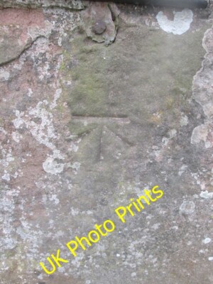 Photo 6x4 Ordnance Survey Cut Mark Holdfast/SO8537 This OS cut mark can  c2015