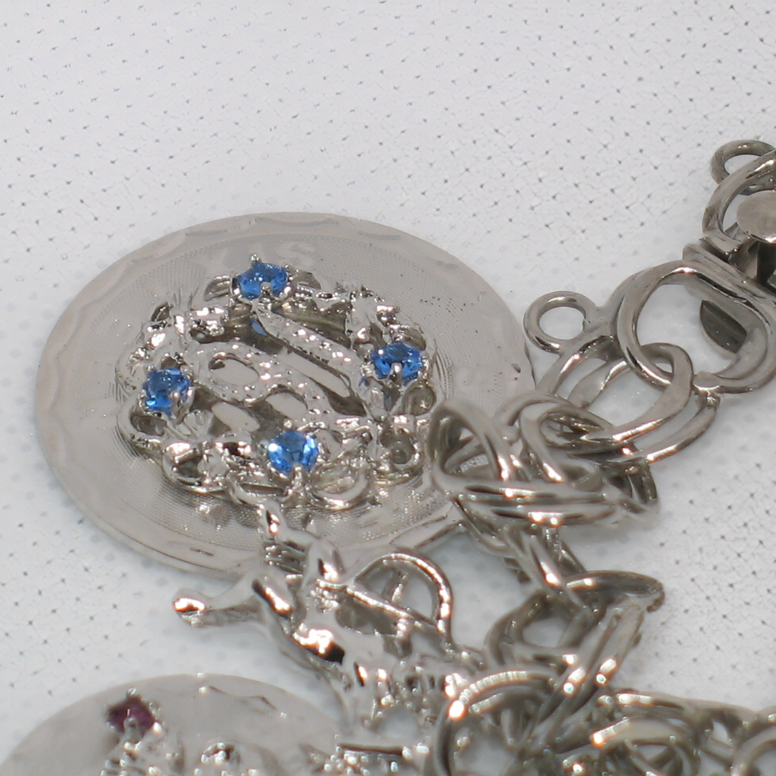 Solid Sterling 925 Silver Double Link Milestone C… - image 10