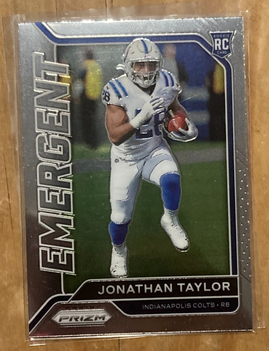 2020 Panini Prizm - Emergent #4 Jonathan Taylor (RC)