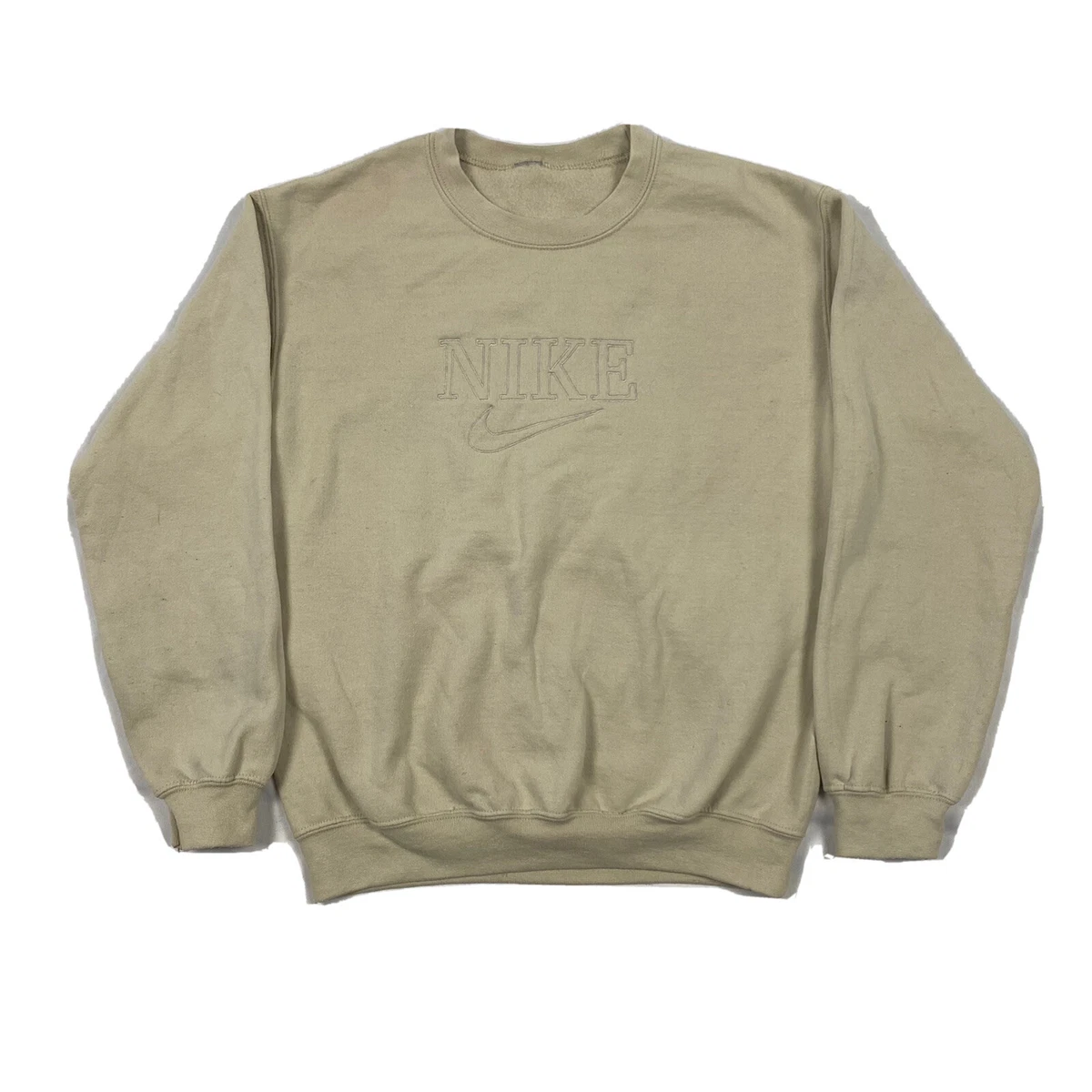 Vintage Nike Mens Crewneck Sweatshirt Silver Tag Tonal Logo Swoosh Size S  Y2K | eBay