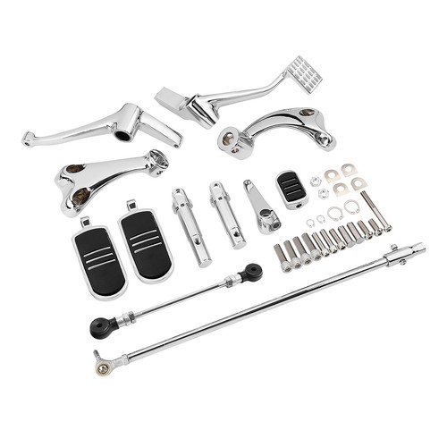 Forward Control Footpeg Bracket Fit For Harley Sportster XL883 1200 48 2014-2022 - Picture 4 of 9