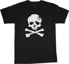 Pirate Skull and Crossbones T-shirt Mens Graphic Tee Clothing Apparel