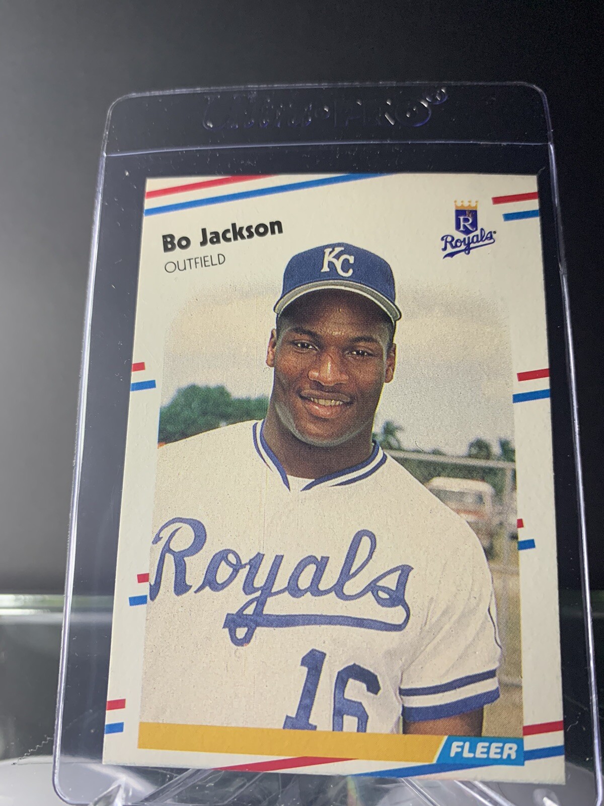Bo Jackson Royals no 260 1988 Fleer