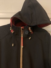 Ilse Jacobsen Softshell Hooded Raincoat Jacket Coat Size M Eu-42
