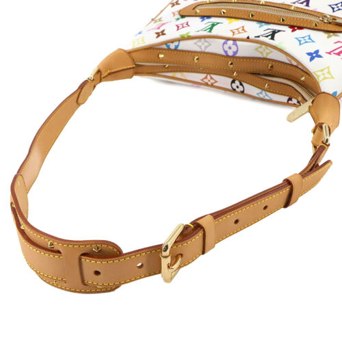 Borsa a tracolla Louis Vuitton Monogram Multicolore Boulogne Bianca M92660 90268561 - Foto 6 di 11
