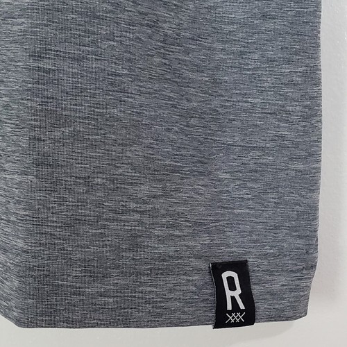 Rhone essentials training tee shirt heather gray short sleeve crew performance - Picture 3 of 10
