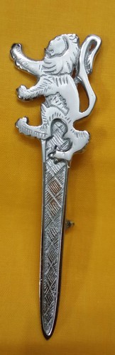 Scottish Kilt Pin Various Design Chrome/Highland Kilt Pins Metal 4''/Pin Brooch - Picture 14 of 36