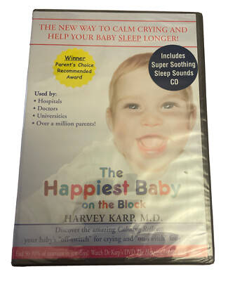 The Happiest Baby On The Block - Sealed Educational DVD & Soothing Sounds CD