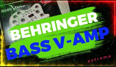 BEHRINGER BASS V-AMP with AC DC Adapter and box excerent Gutar and Keybord Amp