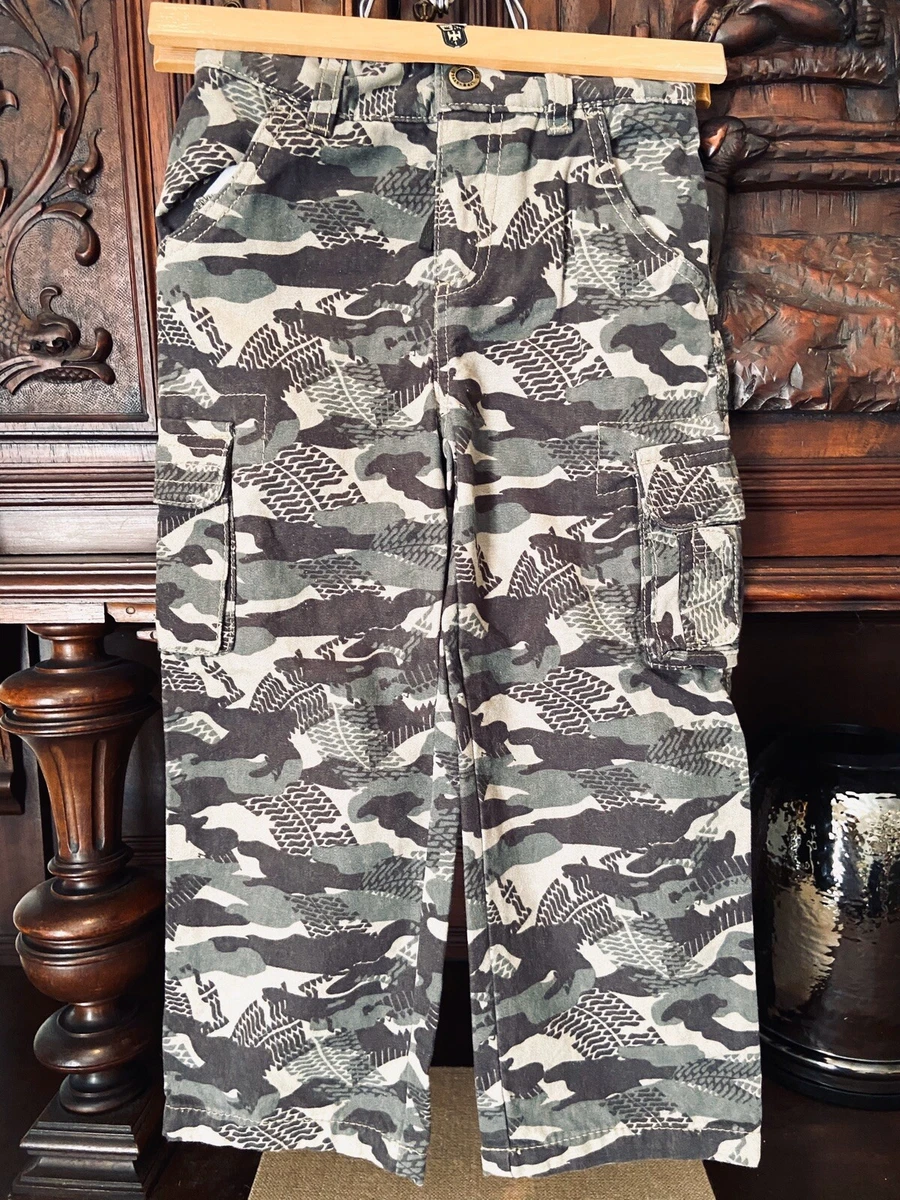 Sonoma Lifestyle 100% Cotton Boys Camo Cargo Pants NWOT New Size 4 Toddler