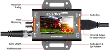 Lumantek EZ-SHV+ SDI to HDMI Converter with Display and Scaler