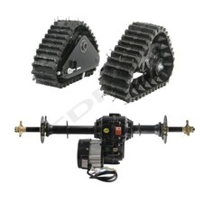 Rear Axle Track Assembly Go Kart ATV Wheel Snow Sand Tracks Differential Motor