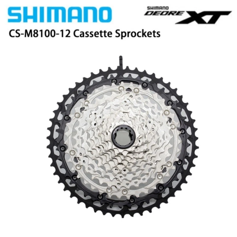 SHIMANO DEORE XT CS-M8100 MTB Cassette 12 Speed 10-45/51T w/Micro Spline  Bike