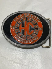 HY-CAPACITY HUMBOLT, IOWA 1990 BELT BUCKLE