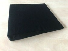 Premium Verbundschaum Keilkissen orthopädisches Sitzkissen schwarz 40x40x8/1 cm 