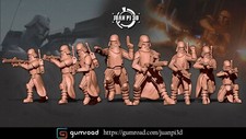 Republic Snowmen (8) Star Wars Legion Scale/Roleplay resin miniatures Juan