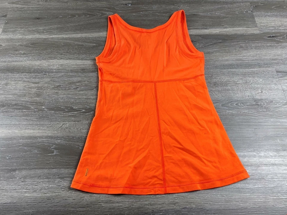 Camiseta sin mangas LUCY cuello redondo naranja ropa deportiva para mujer talla XS Foto 4 de 4