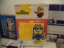 Minions Stuart The Rebel Fused Bead Set 1000 Beads Craft Art Set Collectible NWT