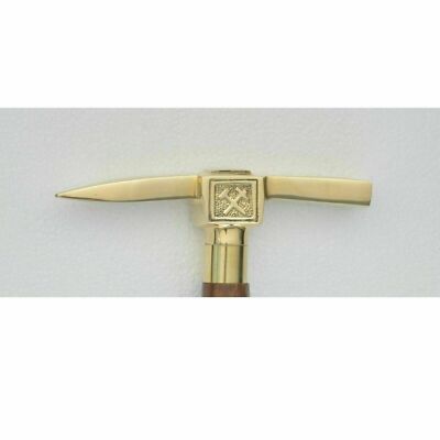 Antique Solid Brass AXE Handle for Wooden Walking Stick Shaft Cane Handmade Gift