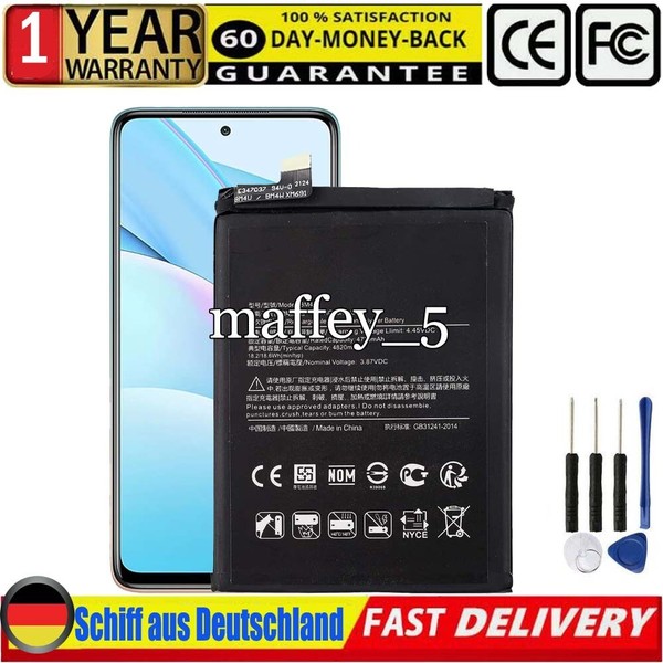 BM4W Akku FüR Xiaomi Mi 10T Lite 5G / M2007J17G Mi 10I 5G / Redmi Note 9 Pro 5G-image