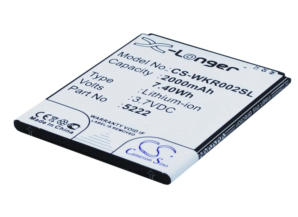 Batería para Wiko 9669, Freddy, Rainbow Jam, Rainbow Jam 3G, Rainbow Lite 4G Foto 2 de 4