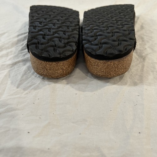 Sandalia Birkenstock Arizona Slide, negra, talla 43 10-10,5 EE. UU., para hombre - Imagen 8 de 12