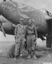 Reconnaissance P-38 Dot Dash Nose Art 8"x 10" World War II WW2 Photo 496