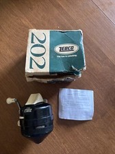 Vintage Zebco 202 Reel With Box