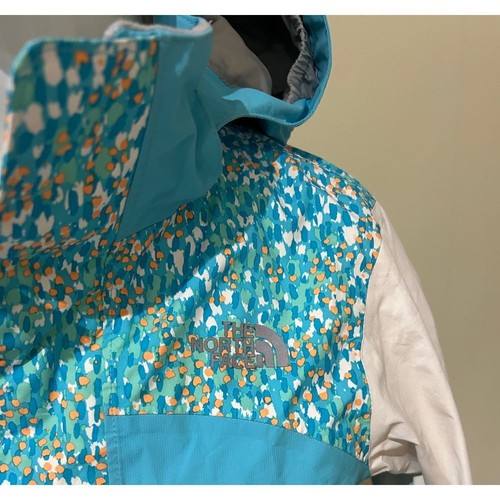 THE NORTH FACE ABBIT TRICLIMATE JACKET GIRLS Multi colored blue spec Hyvent Sz m - Picture 3 of 7
