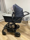 SILVER CROSS COAST FLINT LUXURY ALL TERRAIN PRAM 3 in 1 TRAVEL SYSTEM *HUGELOT*