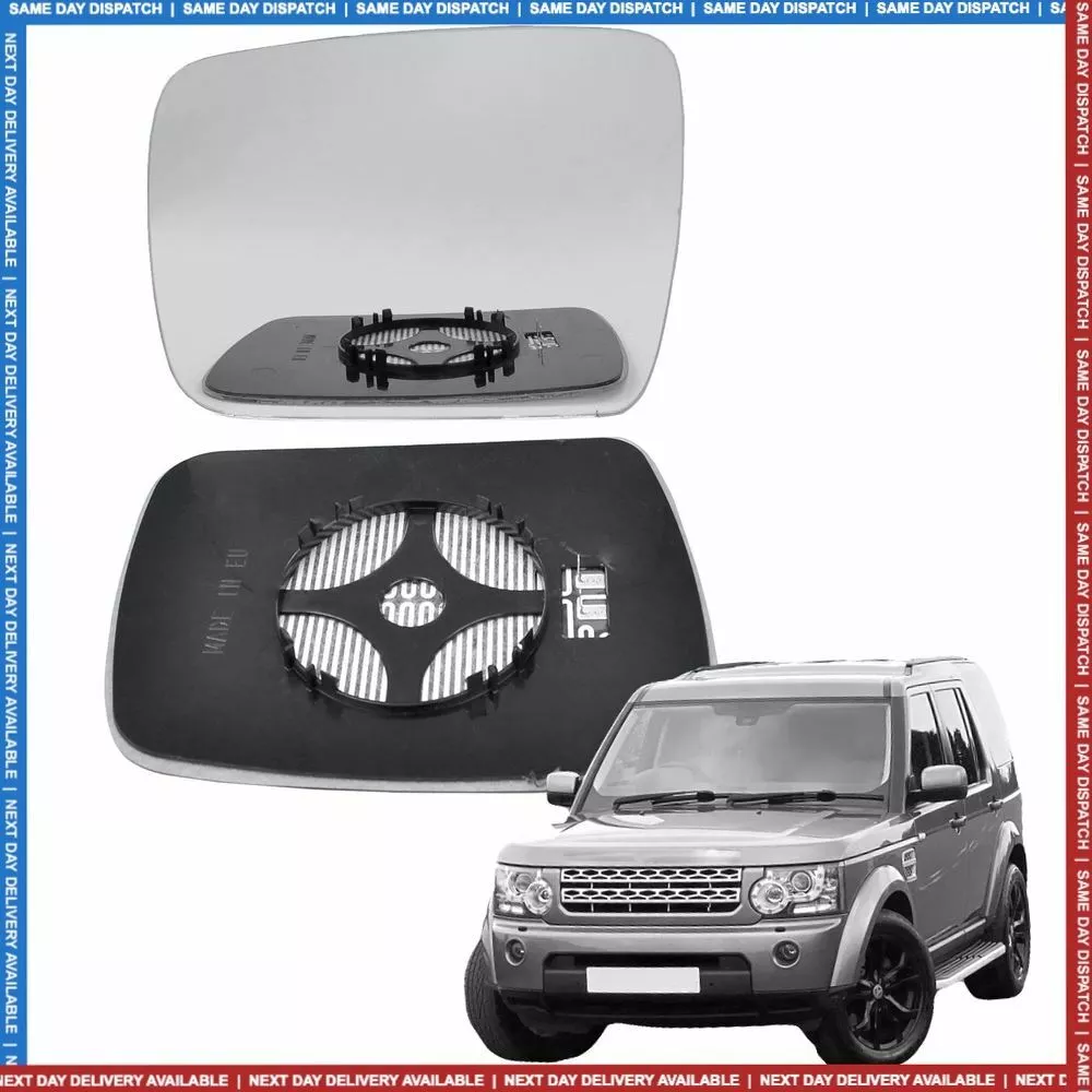 Left side wing mirror glass for Land Rover Discovery 4 09 13 heated passenger