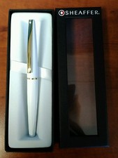 Sheaffer Taranis White Lightning Fountain Pen...