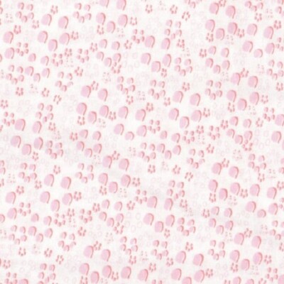Paddington Bear Pink Prints & Shoes 100% Cotton Fabric sold by the 1/4 yard