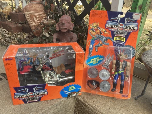Biker Mice from Mars Throttle & Throttle’s Martian Monster Bike Factory Sealed