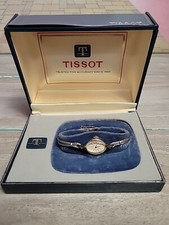 Elegante orologio donna Tissot 10K RGP anni 60 con cordino e cassa oro originali, bello