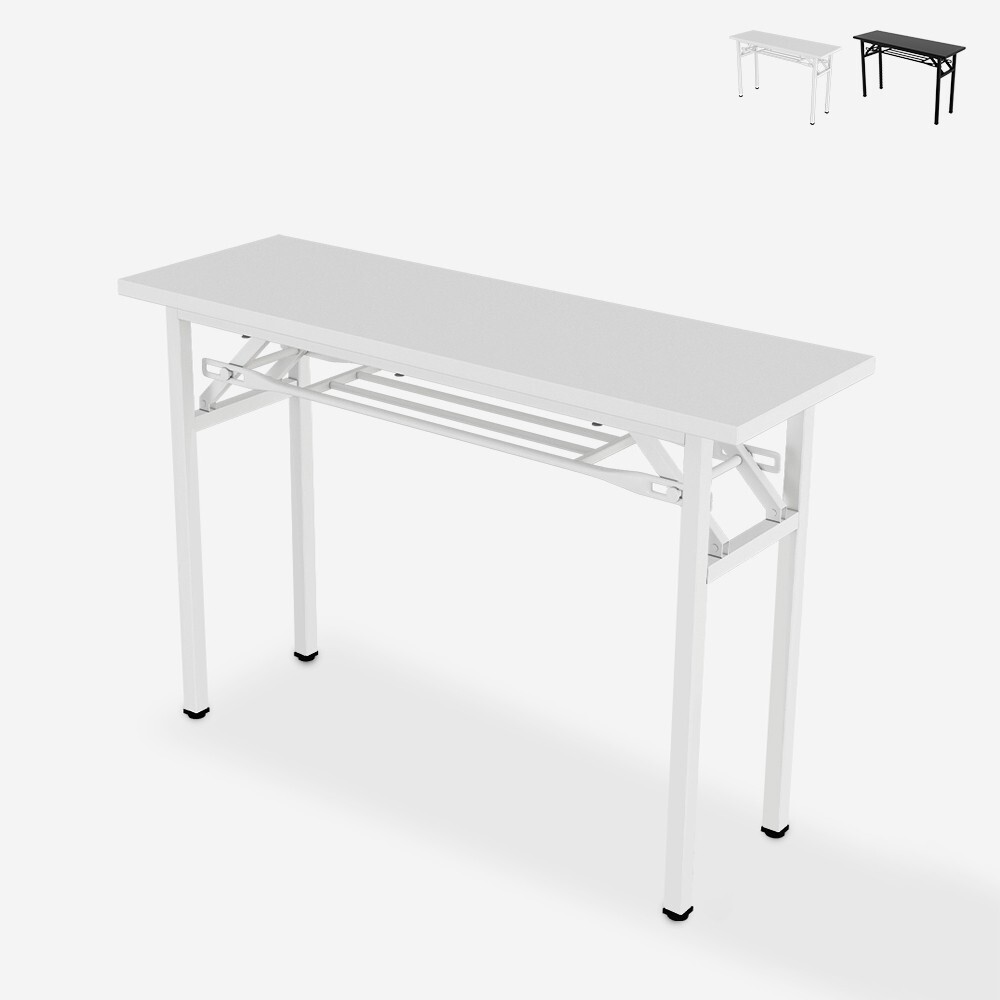 Escritorio oficina plegable salvaespacio 2 niveles Foldesk Plus 100 x 60 cm