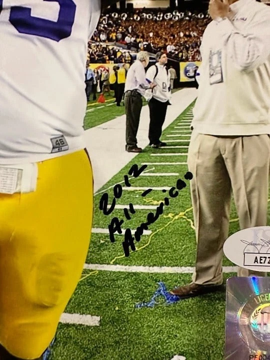 Bennie Logan signed "2012 All American" autographed LSU Tigers 8x10 Photo JSA - Image 3 of 4