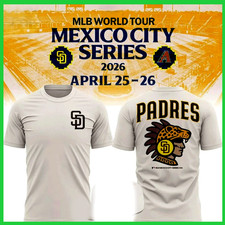 HOT ITEM!!! SD Paddres, Ariz0na Diamond backs 2026 MLB Mexico City Series Shirt