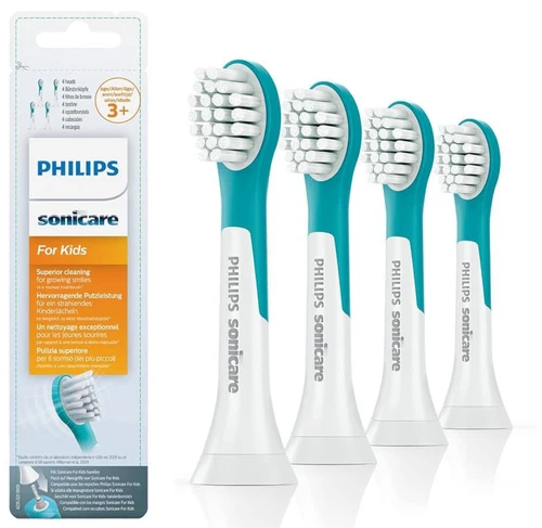 4x Pack Replacement Toothbrush Heads for Philips Sonicare Kids 3+ Years New