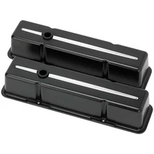 Billet Specialties SBC Tall Valve Covers Black