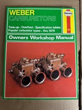Haynes Weber Carburetors Workshop Manual