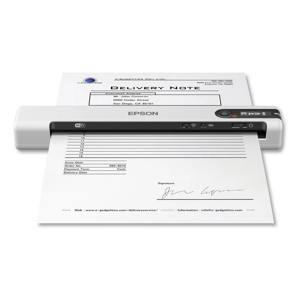 Ds-80W Wireless Portable Document Scanner, 600 Dpi Optical Resolution, 1-Sheet - Image 2 of 4