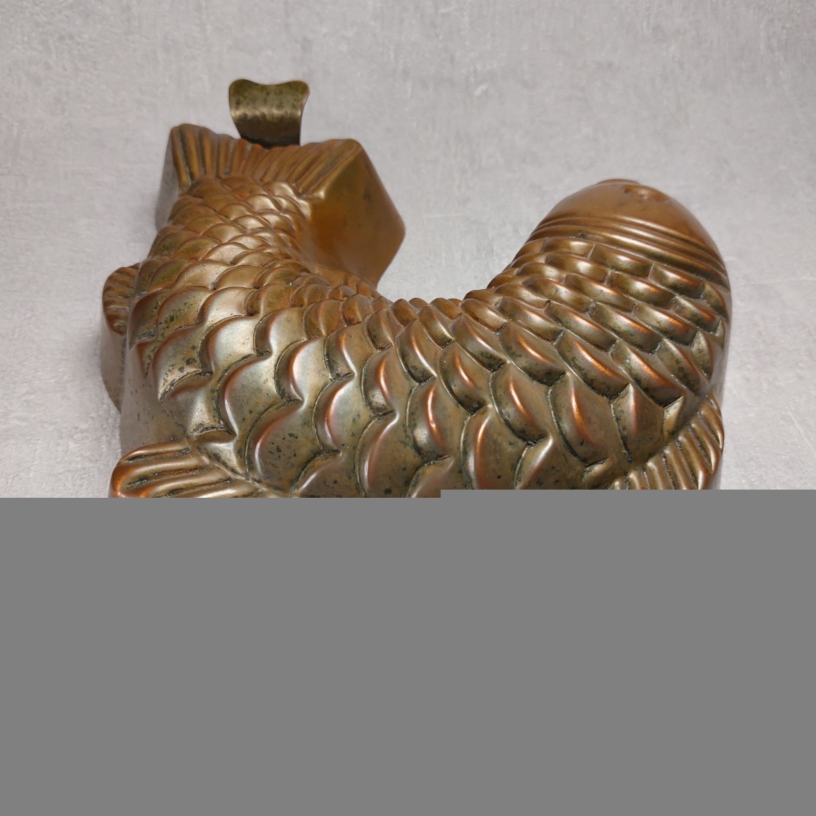 Backform in Fischform aus Kupfer, kupferfarben/silber, 21 cm, 0,32 kg 4