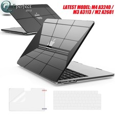 Crystal Black Hard Shell Case for MacBook Air 13"  Keyboard Cover  LCD Film