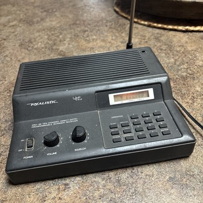 Vintage Realistic PRO-58 Ten Channel Direct Entry Scanner w/ AC Cord TESTED