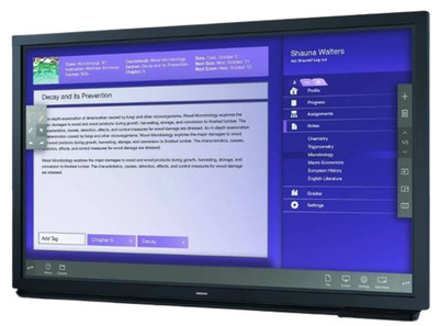 Samsung 65''Direct Lit Slim Commercial Digital Signage LED Display DM65E w/Remote